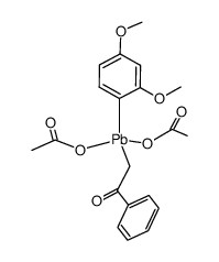 (2,4-dimethoxyphenyl)phenylacyllead diacetate结构式