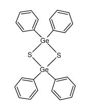 2,2,4,4-tetraphenyl-1,3,2,4-dithiadigermetane Structure