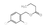 (2,4-dichlorophenyl)methyl butanoate结构式