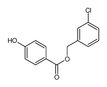 (3-chlorophenyl)methyl 4-hydroxybenzoate结构式