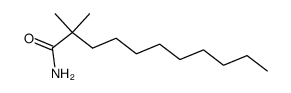 2,2-dimethyl-undecanoic acid amide Structure