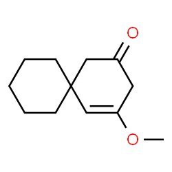 Spiro[5.5]undec-4-en-2-one, 4-methoxy- (5CI) Structure
