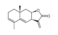 5,8a-dimethyl-3-methylene-3a,7,8,8a,9,9a-hexahydro-3H-naphtho[2,3-b]furan-2-one结构式