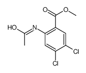 Methyl 2-acetamido-4,5-dichlorobenzoate Structure