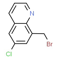 8-(bromomethyl)-6-chloroquinoline structure