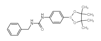 4-(3-苄基脲)苯基硼酸频哪醇酯图片