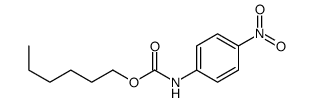 hexyl N-(4-nitrophenyl)carbamate结构式