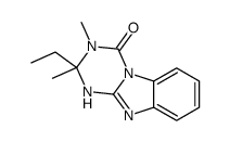 2-ethyl-2,3-dimethyl-10H-[1,3,5]triazino[1,2-a]benzimidazol-4-one Structure