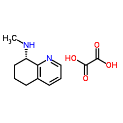 (8S)-N-Methyl-5,6,7,8-tetrahydro-8-quinolinamine ethanedioate (1:1)结构式