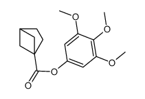 (3,4,5-trimethoxyphenyl) bicyclo[2.1.1]hexane-4-carboxylate结构式