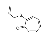 2-prop-2-enylsulfanylcyclohepta-2,4,6-trien-1-one Structure