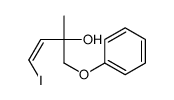 4-iodo-2-methyl-1-phenoxybut-3-en-2-ol结构式