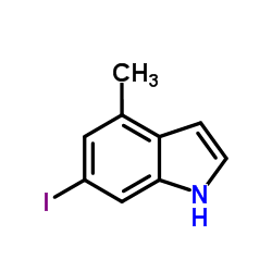 6-Iodo-4-methyl-1H-indole Structure