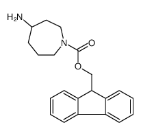 1H-Azepine-1-carboxylic acid, 4-aminohexahydro-, 9H-fluoren-9-ylmethyl ester Structure