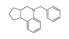 5-benzyl-1,2,3,3a,4,9b-hexahydrocyclopenta[c]quinoline结构式