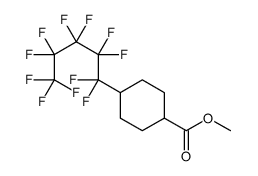 methyl 4-(1,1,2,2,3,3,4,4,5,5,5-undecafluoropentyl)cyclohexane-1-carboxylate Structure