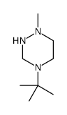 4-tert-butyl-1-methyl-1,2,4-triazinane结构式