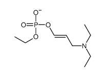 3-(diethylamino)prop-1-enyl ethyl phosphate结构式