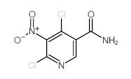 4,6-DICHLORO-5-NITRONICOTINAMIDE Structure