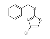 2-benzylsulfanyl-4-chloro-1,3-thiazole结构式