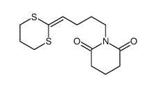 1-[4-(1,3-dithian-2-ylidene)butyl]piperidine-2,6-dione结构式