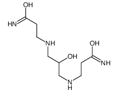 3-[[3-[(3-amino-3-oxopropyl)amino]-2-hydroxypropyl]amino]propanamide结构式