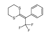 2-(2,2,2-trifluoro-1-phenylethylidene)-1,3-dithiane结构式