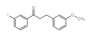 3'-FLUORO-3-(3-METHOXYPHENYL)PROPIOPHENONE Structure