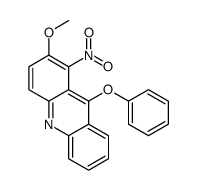 2-methoxy-1-nitro-9-phenoxyacridine结构式