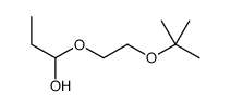 1-[2-[(2-methylpropan-2-yl)oxy]ethoxy]propan-1-ol结构式