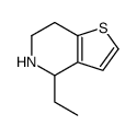 4-Ethyl-4,5,6,7-tetrahydrothieno[3,2-c]pyridine Structure