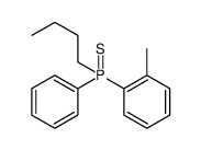 Phosphine sulfide, butyl(2-methylphenyl)phenyl Structure