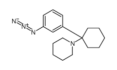 diazonio-[3-(1-piperidin-1-ylcyclohexyl)phenyl]azanide结构式