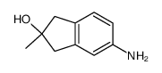 5-amino-2-methyl-2,3-dihydro-1H-inden-2-ol结构式