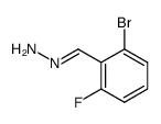 2-bromo-6-fluorobenzaldehyde hydrazone结构式