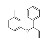 1-methyl-3-(1-phenylprop-2-enoxy)benzene结构式