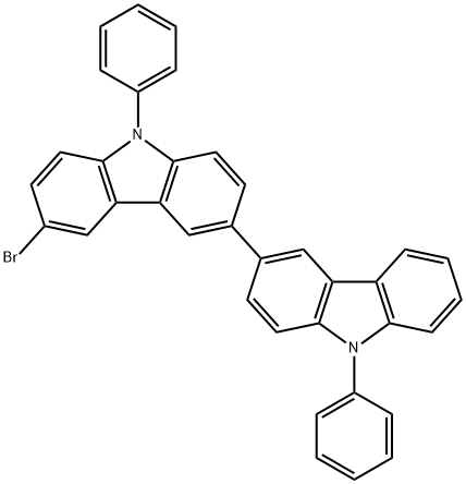 6-溴-9,9'-二苯基-3,3'-双-9H-咔唑图片
