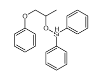 1-phenoxypropan-2-yloxy(diphenyl)silane结构式