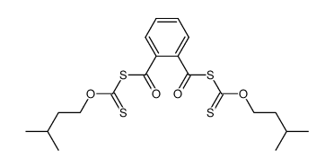di-O-isoamyl-S,S-phthaloyl dixanthate (symmetrical) Structure