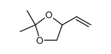 1,3-Dioxolane, 4-ethenyl-2,2-dimethyl Structure