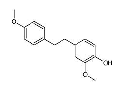 2-methoxy-4-[2-(4-methoxyphenyl)ethyl]phenol结构式