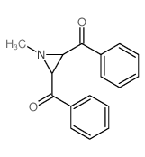 (3-benzoyl-1-methyl-aziridin-2-yl)-phenyl-methanone Structure