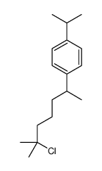1-(6-chloro-6-methylheptan-2-yl)-4-propan-2-ylbenzene结构式