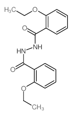 Benzoicacid, 2-ethoxy-, 2-(2-ethoxybenzoyl)hydrazide结构式