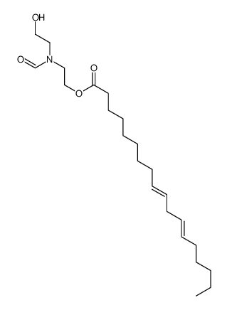 2-[formyl(2-hydroxyethyl)amino]ethyl (9Z,12Z)-octadeca-9,12-dienoate Structure