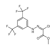 methyl 2-[[3,5-bis(trifluoromethyl)phenyl]hydrazinylidene]-2-chloroacetate Structure