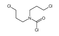 N,N-bis(3-chloropropyl)carbamoyl chloride结构式