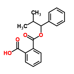 2-[(2-Methyl-1-phenylpropoxy)carbonyl]benzoic acid Structure
