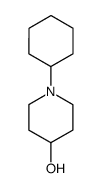 1-cyclohexyl-piperidin-4-ol结构式