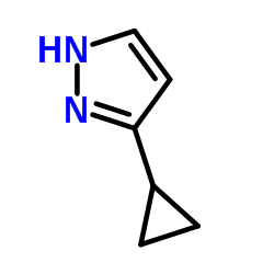 3-Cyclopropyl-1H-pyrazole Structure